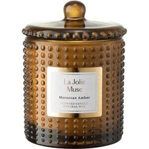 10.oz Long‎ Lasting Moroccan Amber Scented Candle for Home Fragrance